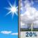 Today: Sunny then Isolated Showers And Thunderstorms