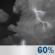 Tuesday Night: Chance Showers And Thunderstorms then Showers And Thunderstorms Likely