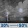 Tuesday Night: A chance of showers and thunderstorms. Partly cloudy, with a low around 70. South southwest wind 10 to 15 mph. Chance of precipitation is 50%. Tuesday Night: Chance Showers And Thunderstorms