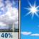 Monday: A chance of showers and thunderstorms before 7am. Sunny, with a high near 92. West wind around 10 mph. Chance of precipitation is 40%. Monday: Chance Showers And Thunderstorms then Sunny