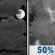 Friday Night: A chance of showers and thunderstorms after 1am. Mostly cloudy, with a low around 64. South wind 5 to 10 mph. Chance of precipitation is 50%. New rainfall amounts between a tenth and quarter of an inch possible. Friday Night: Mostly Cloudy then Chance Showers And Thunderstorms