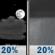 Monday Night: A slight chance of rain showers after 1am. Partly cloudy, with a low around 51. West wind 5 to 10 mph. Chance of precipitation is 20%. Monday Night: Partly Cloudy then Slight Chance Rain Showers