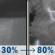 Tuesday Night: Rain showers between 7pm and 4am, then showers and thunderstorms. Mostly cloudy, with a low around 53. South southwest wind 0 to 10 mph. Chance of precipitation is 80%. New rainfall amounts between a quarter and half of an inch possible. Tuesday Night: Rain Showers