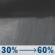 Tonight: Rain showers likely. Cloudy, with a low around 55. South southeast wind 5 to 10 mph. Chance of precipitation is 60%. New rainfall amounts between a tenth and quarter of an inch possible. Tonight: Rain Showers Likely