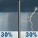 Tuesday: A chance of rain showers between 7am and 1pm, then a slight chance of showers and thunderstorms. Mostly cloudy, with a high near 78. West southwest wind around 10 mph. Chance of precipitation is 30%. Tuesday: Chance Rain Showers then Slight Chance Showers And Thunderstorms