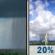 Wednesday: A slight chance of rain showers between 7am and 8am, then a chance of showers and thunderstorms. Mostly sunny, with a high near 88. North northeast wind 0 to 5 mph. Chance of precipitation is 20%. Wednesday: Slight Chance Rain Showers then Chance Showers And Thunderstorms