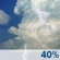 Saturday: A chance of showers and thunderstorms. Mostly cloudy, with a high near 81. South wind 10 to 15 mph. Chance of precipitation is 40%. Saturday: Chance Showers And Thunderstorms